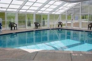 indoor pool vacation lodge