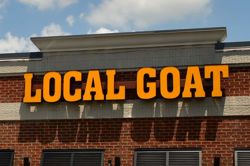 the local goat sign