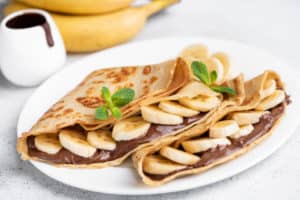 banana and nutella crepe