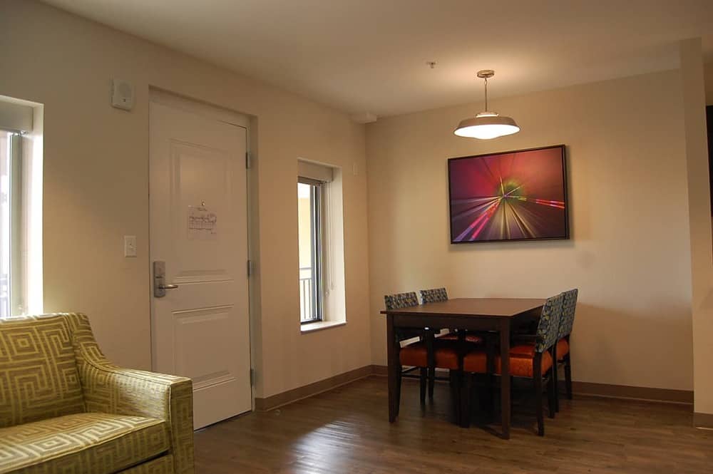 Living area in Junior Suite